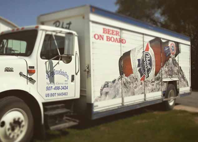 PBR truck | Spring Grove Soda